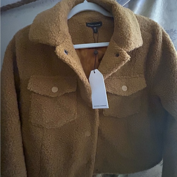 New Universal Standard Kelsey Teddy Jacket SZ 6 - 8 Universal Standard SZ 2xs - Picture 3 of 12